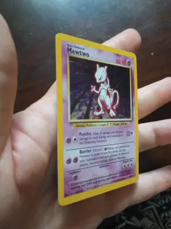 Pokemon TCG Mewtwo 10/102 1999 Base Set Holo Unlimited Rare Card - Image 3