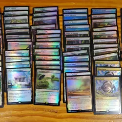 MTG Foil Rare Land Lot of 110 Cards Magic The Gathering All Listed - Image 5
