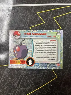 Pokemon Topps 48 Venonat Blue Logo Card - Image 2