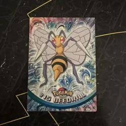 Beedrill #15 - BLack Logo - NON-HOLO - SERIES 1 - TOPPS Pokemon Card D1 - Image 1