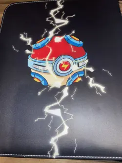 Leather Pokemon Trading Card Binder 9 pocket 50 Pages Top Load W/strap - Image 3