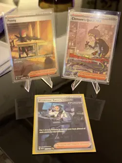 Pokemon TCG Special Illustration Rare Trainers (3 Cards Total) Scarlet & Violet - Image 1