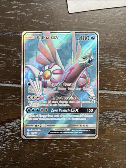 Pokemon Palkia GX TCG Full Art Holo Card 119/131 Sm-Forbidden Light - Image 1