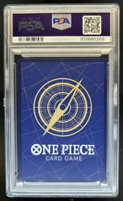 2023 One Piece OP03 EN Charlotte Katakuri Jonah Scott #123 PSA 10 Authentic Auto - Image 2