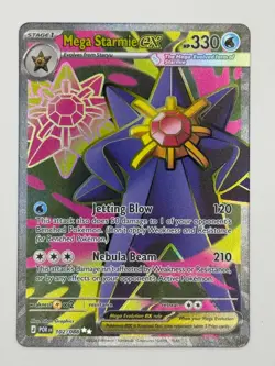 Mega Starmie ex 102/088 Ultra Rare Perfect Order (POR)(ME03) Pokemon Card NM - Image 1