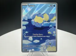Spheal 199/191 Surging Sparks Full Art Ultra Rare Holo Pokemon Card NM - Image 1