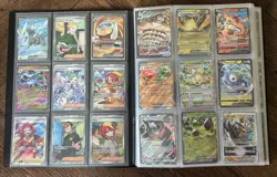 Huge Pokemon Binder Collection Lot Of 396 Cards Full Art Ultra Rare Holo NM - Image 2