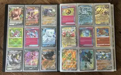 Huge Pokemon Binder Collection Lot Of 396 Cards Full Art Ultra Rare Holo NM - Image 3