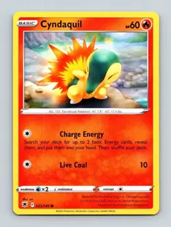 Cyndaquil 023/189 Regular Common Astral Radiance Pokemon Trading Card TCG NM PF - Image 1