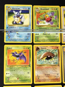 Pokemon Vintage WOTC Sets Card Lot Of 12 LP-HP #8 & Shadowless Wartortle - Image 2