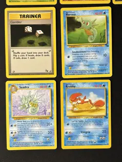Pokemon Vintage WOTC Sets Card Lot Of 12 LP-HP #8 & Shadowless Wartortle - Image 4