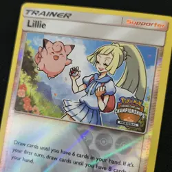 Lillie 125a/156 Reverse Holo Stamped Regional Championship Promo Pokemon Card - Image 1
