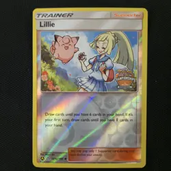 Lillie 125a/156 Reverse Holo Stamped Regional Championship Promo Pokemon Card - Image 2