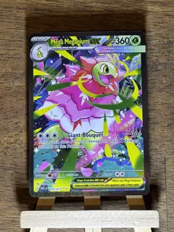 Mega Meganium EX Pokemon TCG Full Art Holo Grass 360 HP Card 272/217 - Image 1