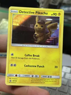 Detective Pikachu SM190 Black Star Promo 10/18 2019 Holo Rare Pokemon Card Lot - Image 3