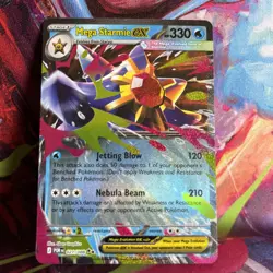 Pokemon TCG Mega Starmie Ex 021/088 Perfect Order Double Rare NM Card - Image 1