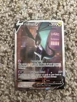 Pokemon TCG Noivern v Evolving Skies Holo Ultra Rare Card 196/203 - Image 1