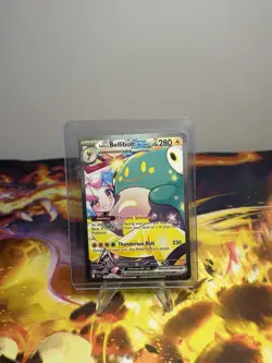 Iono's Bellibolt EX Sir 183/159 SV09 Holo Pokemon TCG Card Journey Together - Image 1