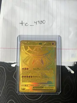 Mega Zygarde EX Gold Secret Rare Full Art Pokemon Card 124/088 310 HP - Image 1