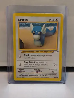 2000 Pokemon TCG Neo Destiny Dratini Unlimited 63/105 - LP Pokemon Card - Image 1