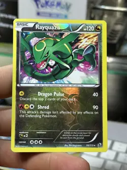 Rayquaza 93/112 Legendary Treasures 2013 XY64 Promo Holo Pokemon Card Lot - Image 3