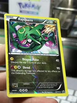 Rayquaza 93/112 Legendary Treasures 2013 XY64 Promo Holo Pokemon Card Lot - Image 4
