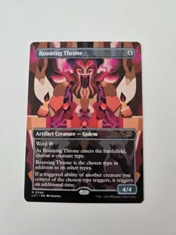 MTG Roaming Throne Borderless #344 Lost Caverns of Ixalan Near Mint - Image 1