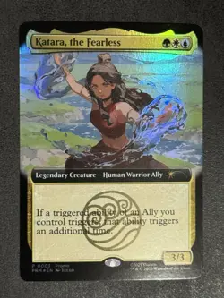 Magic The Gathering X Avatar Katara The Fearless FOIL Promo Card SDCC 2025 - Image 1