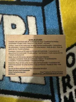 Magic The Gathering MTG Secret Lair Goblin Storm Commander Deck - In Hand Sealed - Image 3