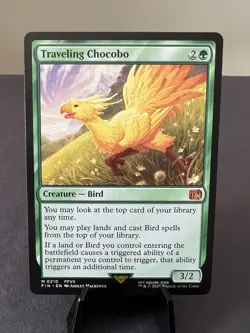 NM Traveling Chocobo, MGT, Final Fantasy, Magic the Gathering, 210 - Image 1