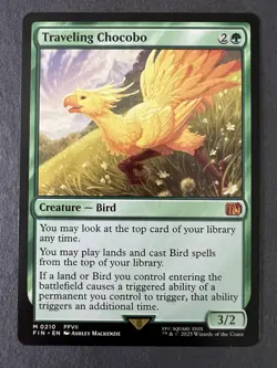 NM Traveling Chocobo, MGT, Final Fantasy, Magic the Gathering, 210 - Image 2