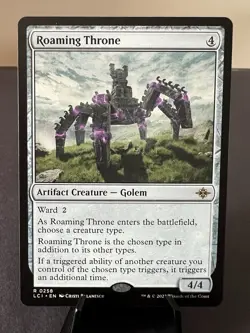 NM Roaming Throne, MGT, Lost Caverns of Ixalan, Magic the Gathering, 258 - Image 1