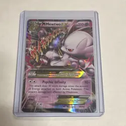 The Pokemon Company Pokemon M Mewtwo EX Breakthrough 64/162 Holo Ultra Rare 210… - Image 1