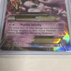 The Pokemon Company Pokemon M Mewtwo EX Breakthrough 64/162 Holo Ultra Rare 210… - Image 2