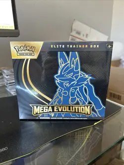 Pokemon TCG Mega Evolutions Lucario Elite Trainer Box ETB New Sealed - Image 1