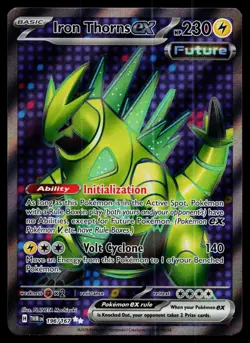Iron Thorns ex 196/167 Ultra Rare Twilight Masquerade Pokemon Near Mint - Image 1