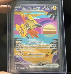 Pokemon Tapu Koko EX Paradox Rift 247/182 Holo Special Illustration Rare - Image 1