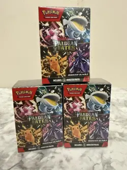 Pokemon TCG Scarlet & Violet Paldean Fates Booster Bundle Lot of 3 - Image 1
