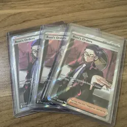 3 Pokemon TCG Ascended Heroes Boss's Orders 256/217 Corbeau Full Art Holo x3 - Image 1