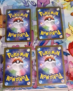 Pokemon Japanese SR/AR 4-Card Lot Misty’s Psyduck Lapras Erika Steelix #5 - Image 2
