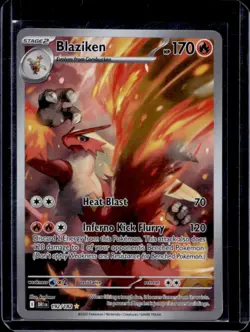 2025 Pokemon Destined Rivals Blaziken #192/182 - Image 1