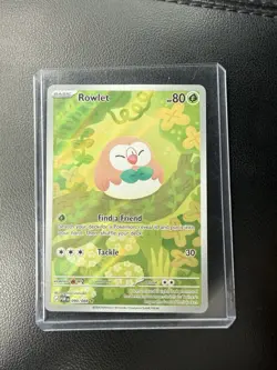 Pokemon TCG Perfect Order Rowlet 90/88 Illustration Rare NM - Image 1