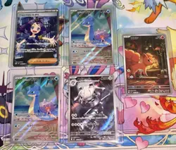Pokemon Japanese SR/AR 5-Card Lot Acerola Misty’s Lapras x2 Steelix Vulpix #6 - Image 1