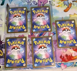 Pokemon Japanese SR/AR 5-Card Lot Acerola Misty’s Lapras x2 Steelix Vulpix #6 - Image 2