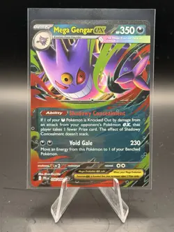 Pokemon TCG Mega Gengar EX 056/094 Phantasmal Flames - Image 1