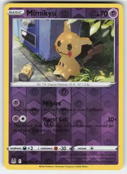 Mimikyu 080/196 Rare Lost Origin Pokemon Near Mint - Image 1