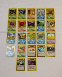 22 Pokemon Fossil Lot, NM to LP, No Doubles, Vintage 2000 PICTURES - Image 1