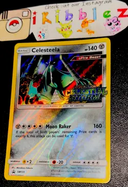 Celesteela SM131 NM Holo Bleed Celestial Storm Stamped Pokemon Prerelease Promo! - Image 1