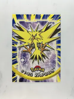 Zapdos 2000 Topps Pokemon TV Animation Series 3 #145 * Light Play - Image 1