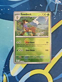 Sawsbuck 007/086 Uncommon White Flare Pokemon Poke Ball Near Mint - Image 1